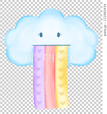 Fairy tale watercolor cartoon cute Fairy tale watercolor cartoon cute 112083434