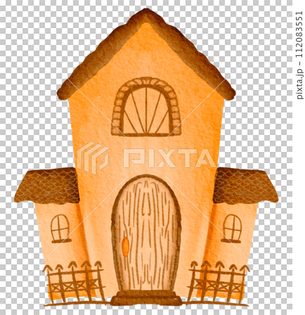 Fairy tale watercolor cartoon cute Fairy tale watercolor cartoon cute 112083551