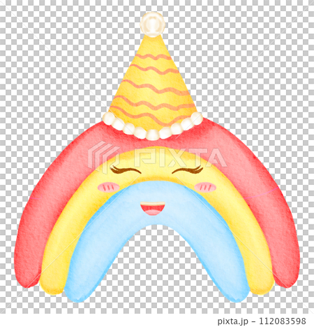 Fairy tale watercolor cartoon cute 112083598