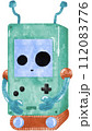 Cute Robot hand paint watercolor 112083776