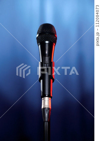 Sound amplifying equipment on stage Sound amplifying equipment on stage 112084073