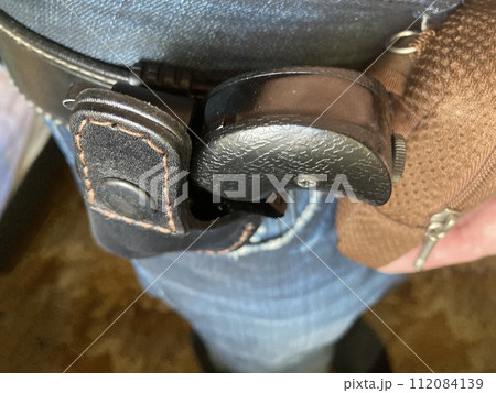 Revolver with holster for concealed carry of weapons Revolver with holster for concealed carry of weapons 112084139