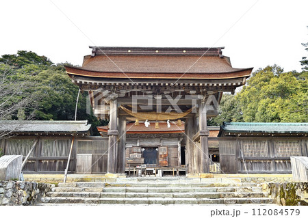 氣多大社正面　石川県羽咋市 112084579
