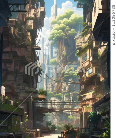 文明崩壊後の都市 112086788