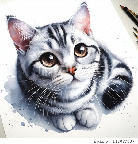 アメリカンショートヘアの猫 112087037