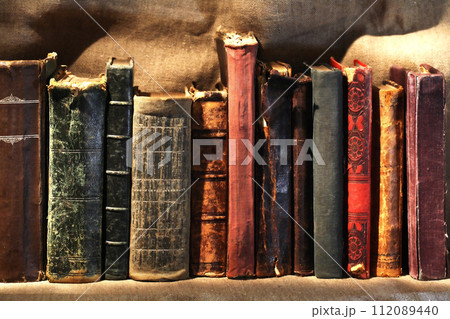 Old Books On Canvas Old Books On Canvas 112089440