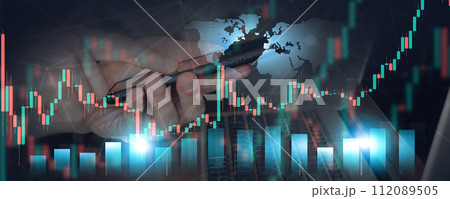 finance world in smartphone 112089505