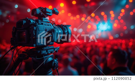 television camera close up 112090852