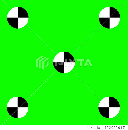 Green Screen With Tracking Motions Mark. Vector illustration Green Screen With Tracking Motions Mark. Vector illustration 112091017