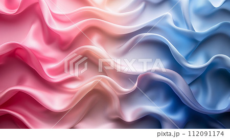 AI-generated content. Soft Fabric Pastel Colors Abstract Background AI-generated content. Soft Fabric Pastel Colors Abstract Background 112091174