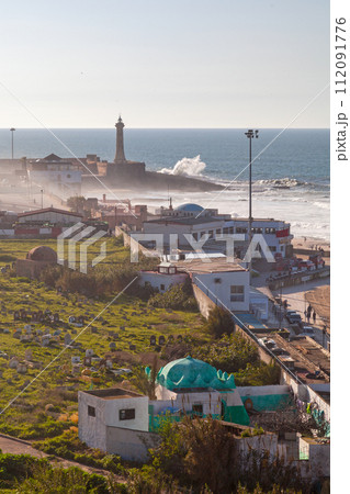Al Yabouri cemetery and the lighthouse of Rabat Al Yabouri cemetery and the lighthouse of Rabat 112091776