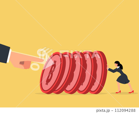 Raising interest rates affects the crypto currency or bitcoin market. 112094288