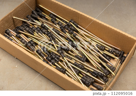 Box with plastic thermal insulation holders. Box with plastic thermal insulation holders. 112095016