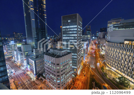 大阪梅田ツインタワーズ・ノースからの大阪夜景 112096499