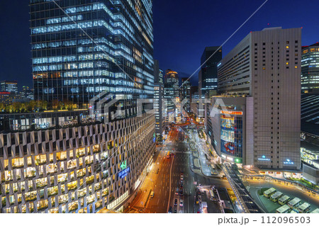 大阪梅田ツインタワーズ・ノースからの大阪夜景 大阪梅田ツインタワーズ・ノースからの大阪夜景 112096503