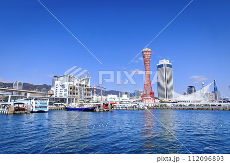 神戸市、神戸ハーバーランドの風景 神戸市、神戸ハーバーランドの風景 112096893