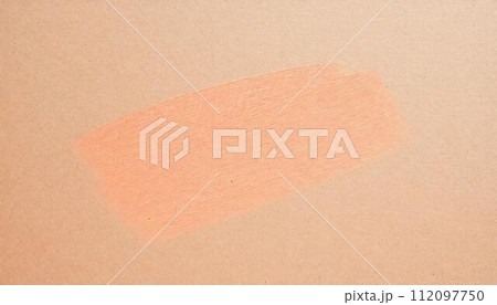 Peach Fuzz toned colour grunge decorative wall background. 112097750