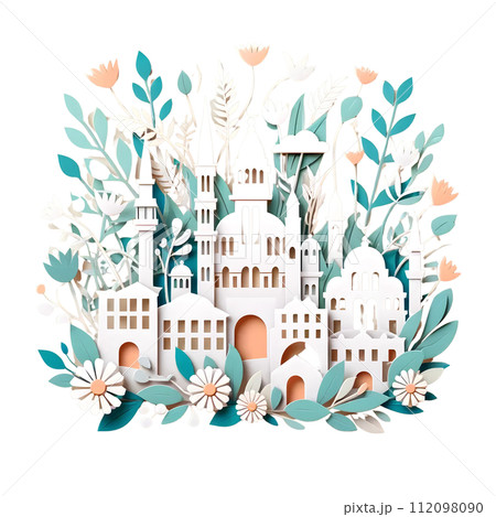 Istanbul  city Paper cut art 112098090