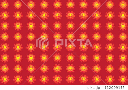 Illustration wallpaper, Abstract flower on red background. Illustration wallpaper, Abstract flower on red background. 112099155