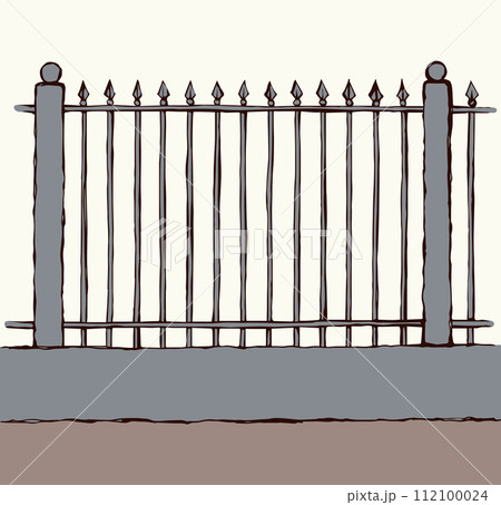 Fence. Vector drawing Fence. Vector drawing 112100024