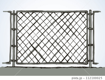 Fence. Vector drawing Fence. Vector drawing 112100025