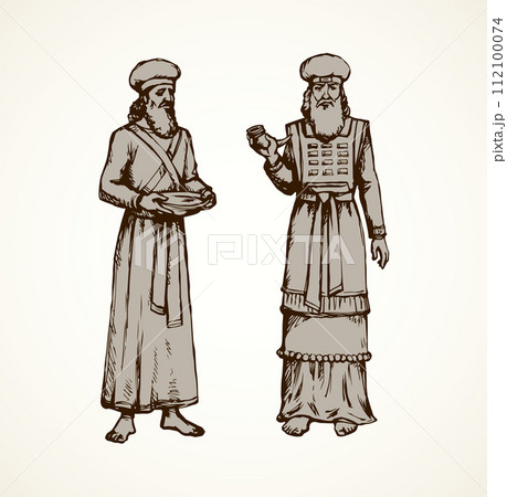 High Priest. Vector drawing 112100074