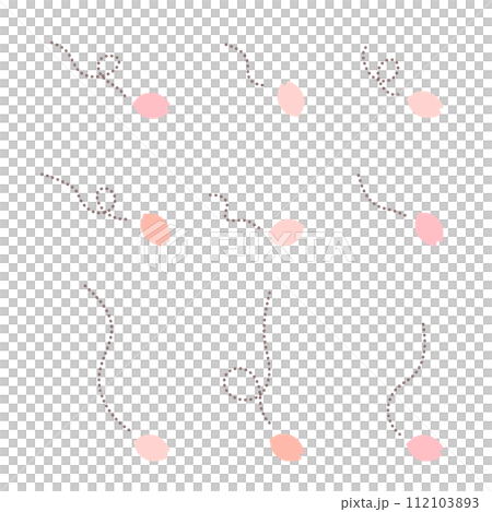 桜はなびら舞い散る素材 112103893