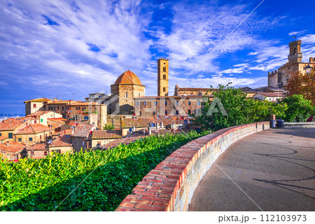 Volterra, Tuscany. Charming hilltop city in Toscana region of Italy. Volterra, Tuscany. Charming hilltop city in Toscana region of Italy. 112103973