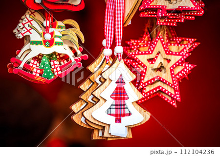 Winter decoration on Sibiu Christmas Market most famous in Transylvania, Romania. Winter decoration on Sibiu Christmas Market most famous in Transylvania, Romania. 112104236