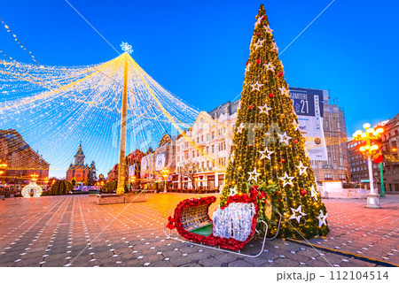 Timisoara, Romania. Christmas Market in Eastern Europe Timisoara, Romania. Christmas Market in Eastern Europe 112104514