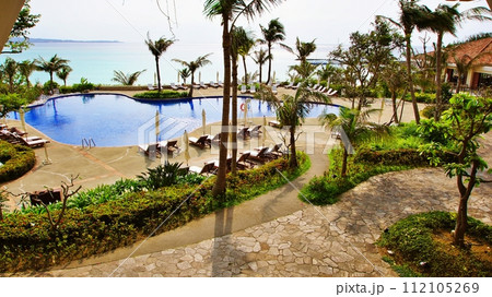 南国ビーチリゾートの風景 南国ビーチリゾートの風景 112105269