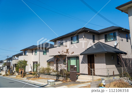 住宅街の街並み 住宅街の街並み 112106358