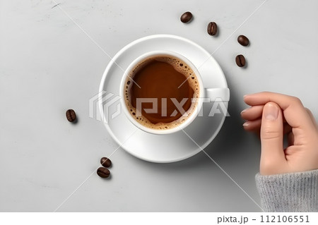コーヒーカップを持つ手14 AI生成画像 コーヒーカップを持つ手14 AI生成画像 112106551