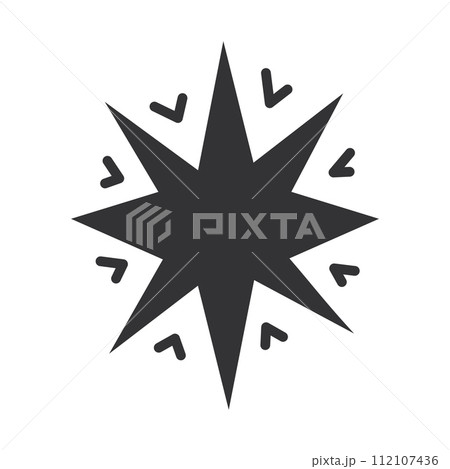 Star sketch icon Hand Draw Vector 112107436