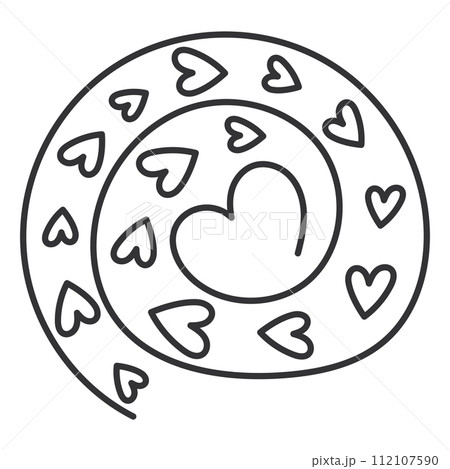 Ball with hearts sketch icon Hand Draw Vector Ball with hearts sketch icon Hand Draw Vector 112107590