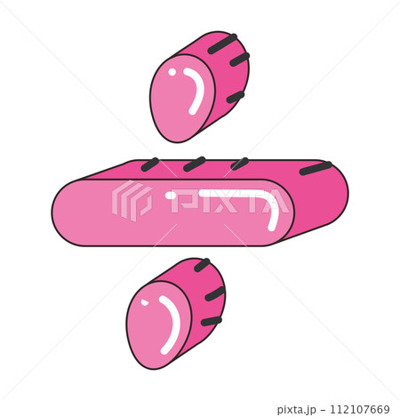 Math symbol sketch icon Hand Draw Vector 112107669