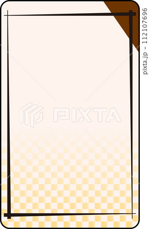 カード・チェック背景素材 112107696