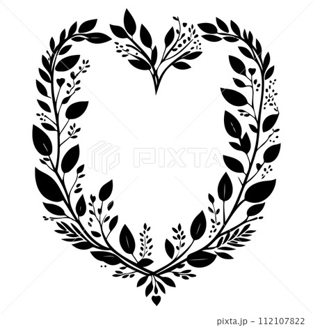 gnome love valentine illustration sketch draw black 112107822