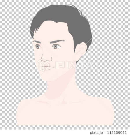 Image illustration of a man in his twenties to early thirties-no main line Image illustration of a man in his twenties to early thirties-no main line 112109051