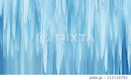 AI-generated content. Background with white icicles 112110702