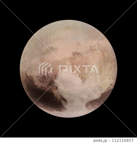 冥王星のイラスト 112110857