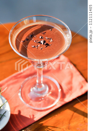 fondue,fonduta or chocolate fondue or chocolate fonduta or hot chocolate 112111405
