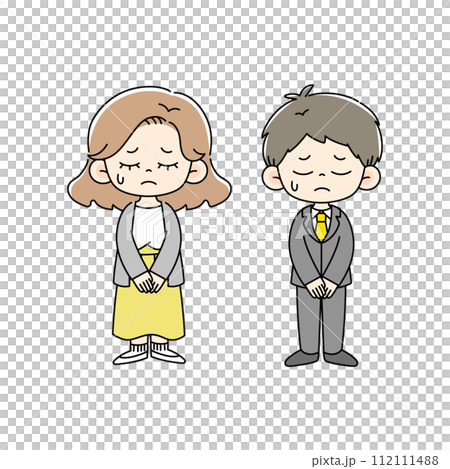 勞動男女鞠躬 112111488