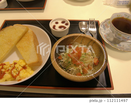 喫茶あかねやのモーニングセット 長崎県長崎市諏訪町 喫茶あかねやのモーニングセット 長崎県長崎市諏訪町 112111497