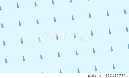 ぽつぽつと降る雨の背景素材 112111785
