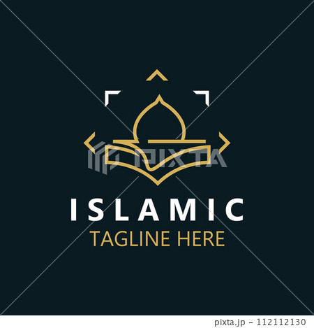 Islamic Mosque Logo design, template Islamic, Islamic Day Ramadan vector graphic creative illustration idea 112112130