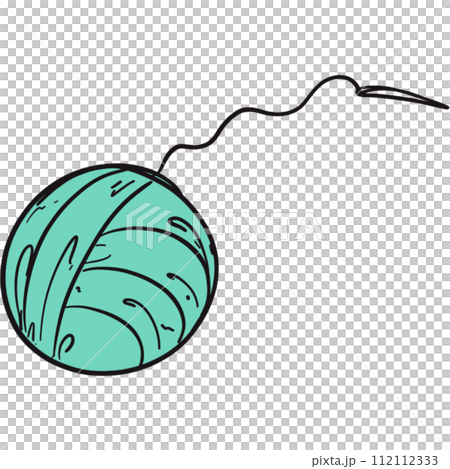 The illustration of a thread 112112333