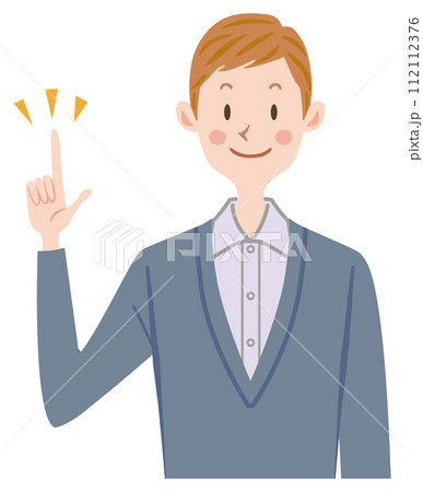 説明する男性 説明する男性 112112376