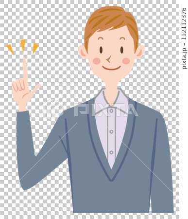 説明する男性 説明する男性 112112376