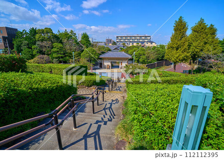 東京都葛飾区柴又の柴又公園から北側(山本亭 長屋門,柴又7丁目,金町方面など)を見る 東京都葛飾区柴又の柴又公園から北側(山本亭 長屋門,柴又7丁目,金町方面など)を見る 112112395
